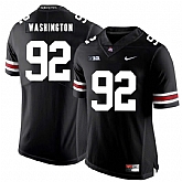 Ohio State Buckeyes 92 Adolphus Washington Black Nike College Football Jersey Dzhi,baseball caps,new era cap wholesale,wholesale hats